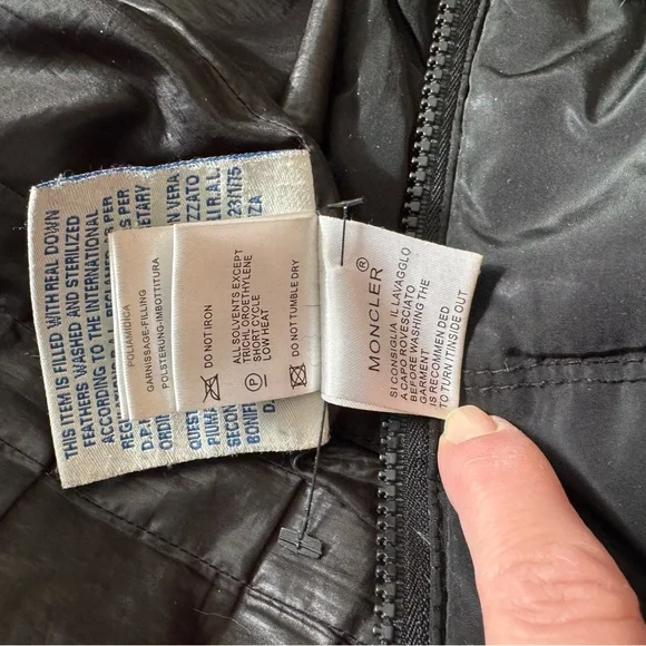 Moncler women’s Down Hooded Long Puffer Coat - Picture 12 of 14